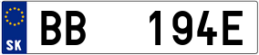 Truck License Plate